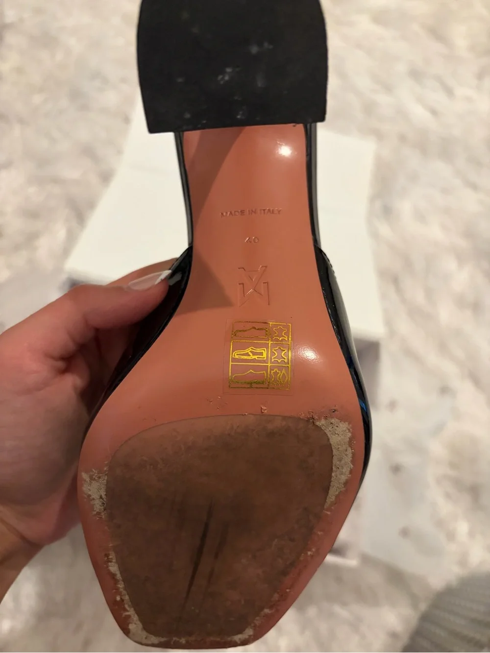 Amina Muaddi Lupita Mule Heels